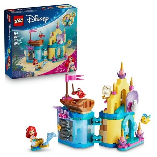 LEGO® - Disney Princess 43285 Ariel a její kouzelný miniaturní palác