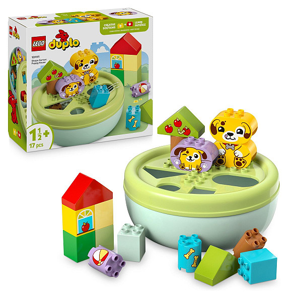 LEGO® DUPLO® 10441 Třídění tvarů: Domeček pro štěňátka