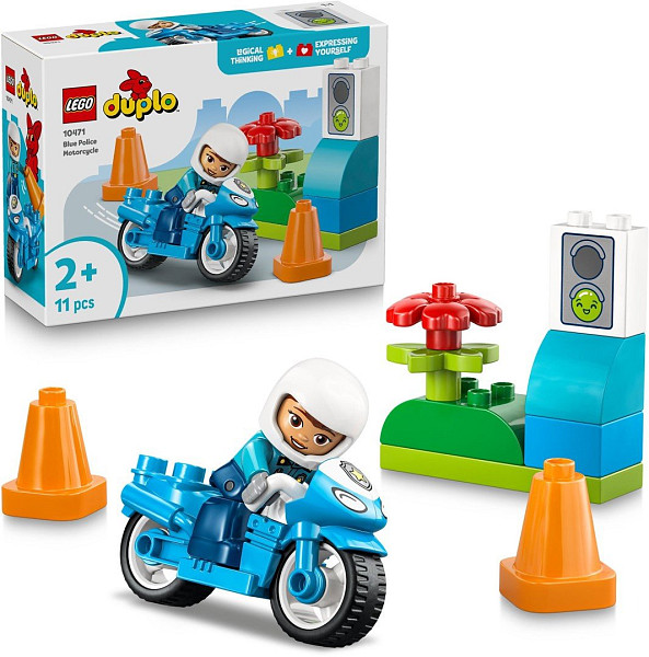 LEGO® DUPLO® 10471 Modrá policejní motorka