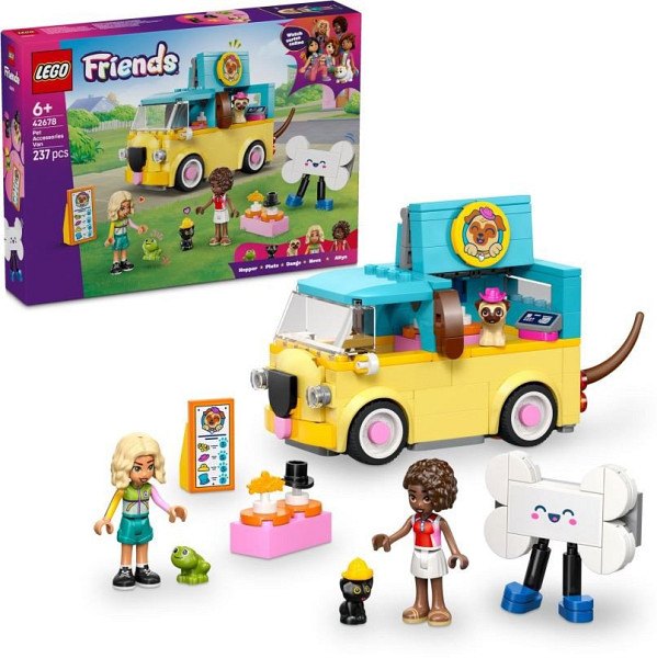 LEGO® Friends 42678 Dodávka s doplňky pro mazlíčky