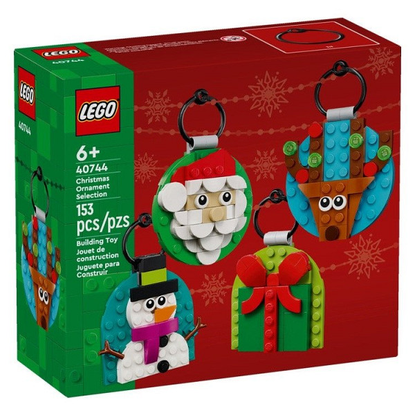 LEGO® Iconic 40744 Sada vánočních ozdob