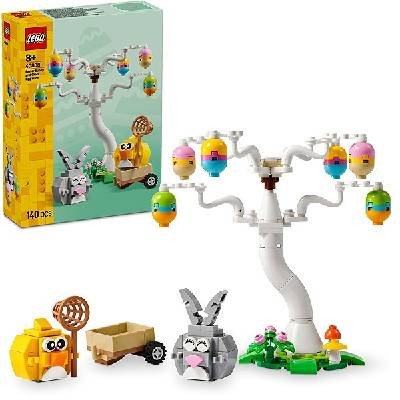 LEGO® Iconic 40808 Velikonoční zajíček, kuřátko a sběr vajíček