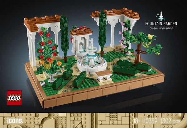 LEGO® Icons 10359 Zahrada s fontánou