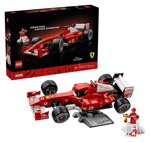 LEGO® Icons 11375 Ferrari F2004 a Michael Schumacher