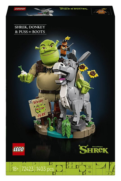 LEGO® Shrek 72423 Shrek, Oslík a Kocour v botách