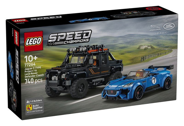 LEGO® Speed Champions 77264 Jaguar Project 7 a Land Rover Defender