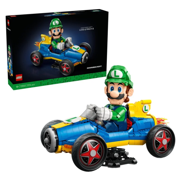 LEGO® Super Mario™ 72050 Mario Kart™ – Luigi a Mach 8