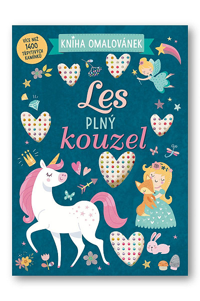 Les plný kouzel - Kniha omalovánek