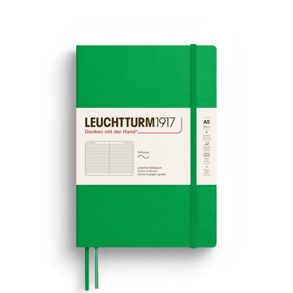 Leuchtturm1917 Zápisník Spring Leaf Softcover A5 linkovaný