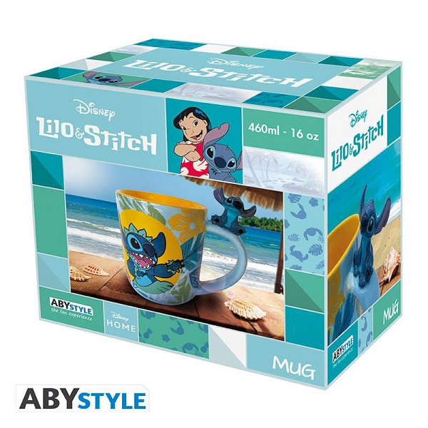 Lilo & Stitch 3D Hrnek - Hawaiian Stitch 460 ml