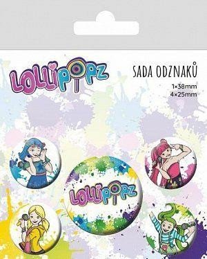 Lollipopz - set odznaků