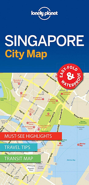 Lonely Planet Singapore City Map 1
