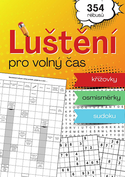 Luštění pro volný čas - Křížovky, osmisměrky, sudoku