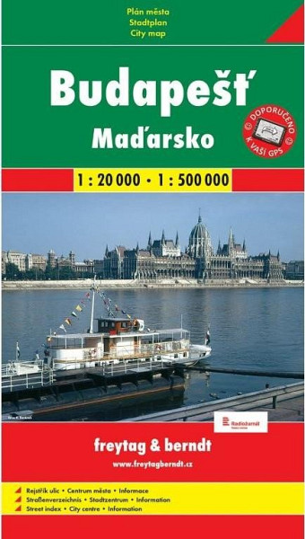 Maďarsko+Budapěšť 1:500/20T/automapa + plán
