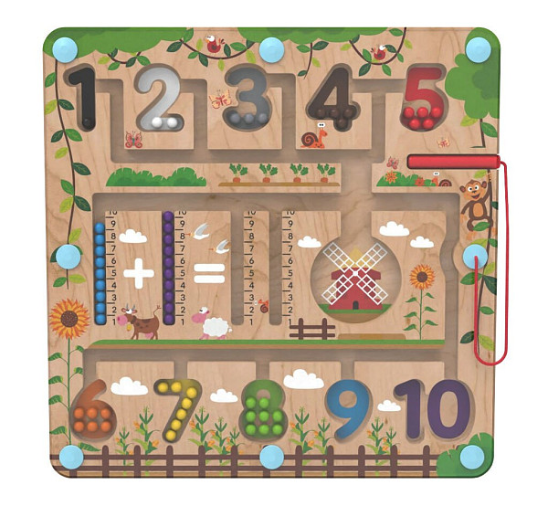 Magnetická hrací deska: Matematika