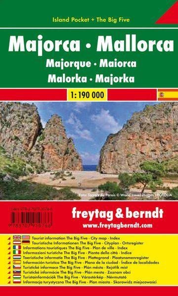 Majorca/Mallorca 1:190T/kapesní mapa