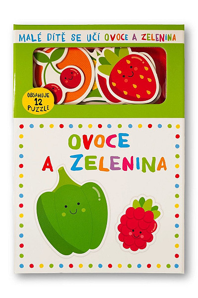 Malé dítě se učí Ovoce a zelenina