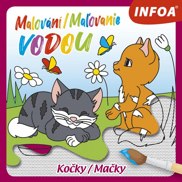 Malování / Ma?ovanie vodou - Kočky