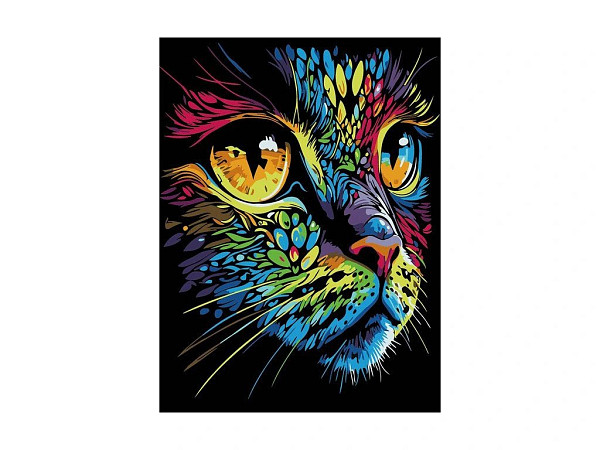 Malování na plátno Kočka 30x40 cm