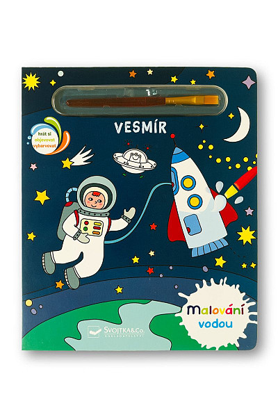 Malování vodou Vesmír