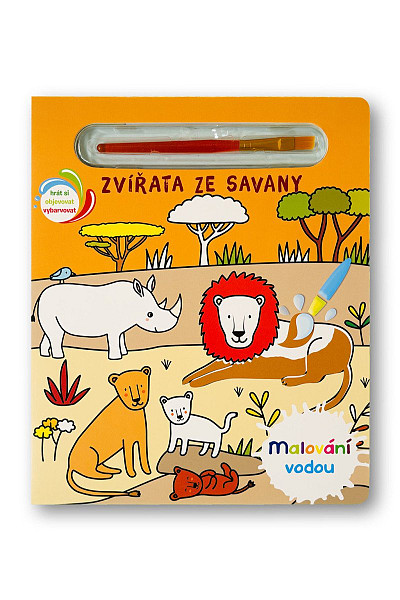 Malování vodou Zvířata ze savany