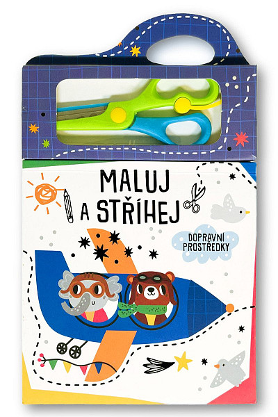 Maluj a stříhej Dopravní prostředky