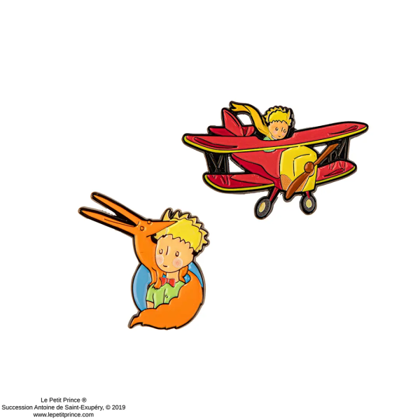 Malý princ Set odznáčků - Aviator’s Adventure (2 ks)