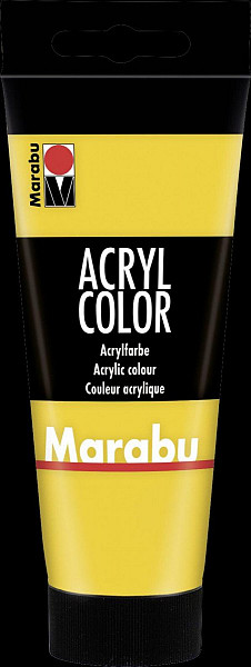 Marabu Acryl Color akrylová barva - středně žlutá 100 ml
