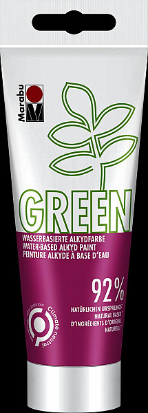 Marabu Green Alkydová barva - malinová 100 ml