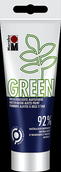 Marabu Green Alkydová barva - noční modrá 100 ml