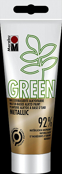 Marabu Green Alkydová barva - zlatá 100 ml