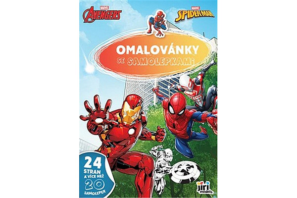 Marvel - Omalovánky A4 se samolepkami