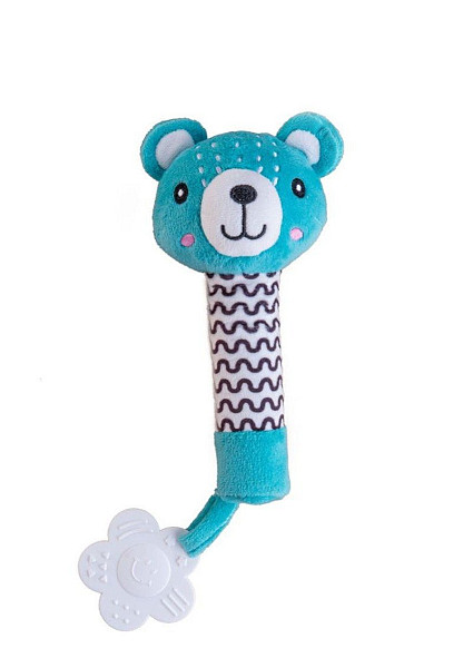 Medvídek pískátko/kousátko medvěd plyš