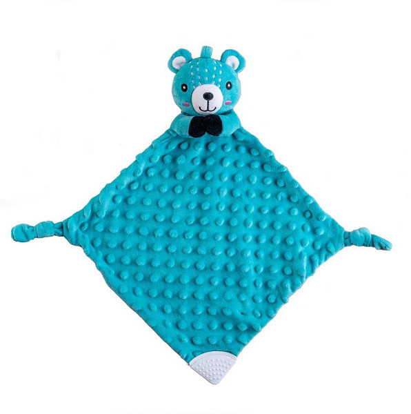 Medvídek usínáček kousátko/chrastítko ply