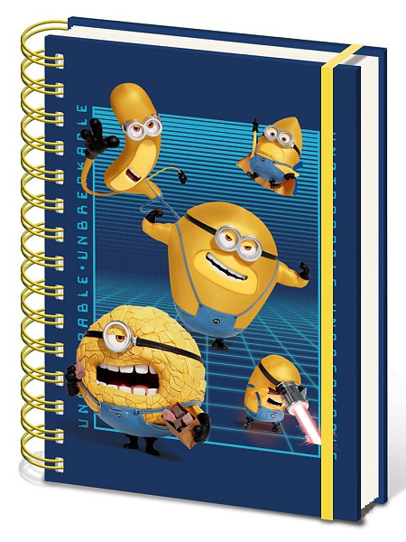 Mimoni Zápisník kroužkový A5