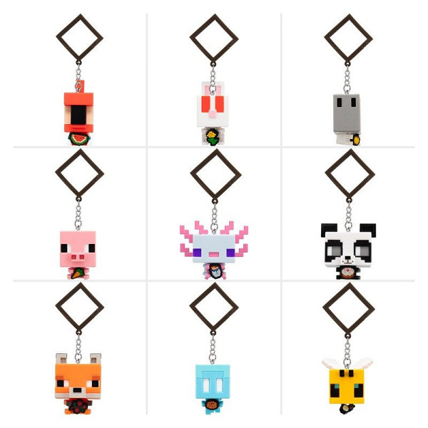 Minecraft Backpack Buddies (voňavé)