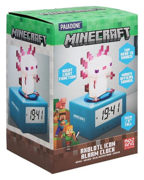 Minecraft Budík Axolotl
