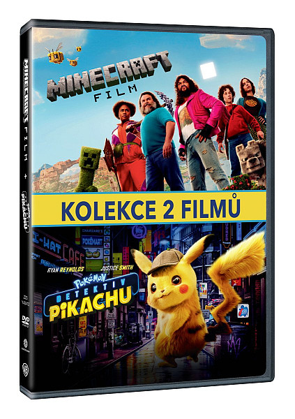Minecraft film + Pokémon: Detektiv Pikachu kolekce 2 filmů 2DVD