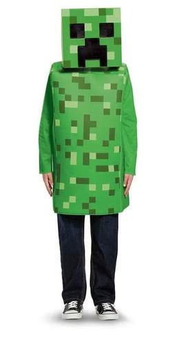 Minecraft kostým Creeper 10-12 let