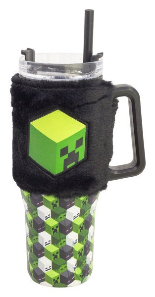 Minecraft Termohrnek s plyšovým návlekem 770ml