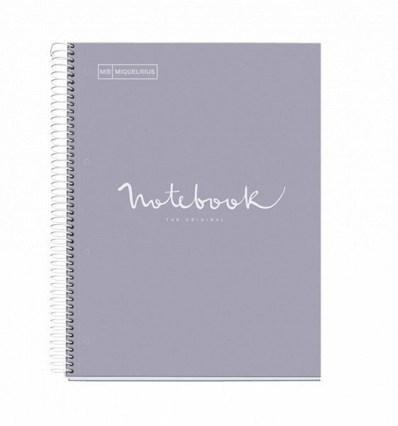 Miquelrius Emoticons A4 poznámkový blok 90 g - šedý