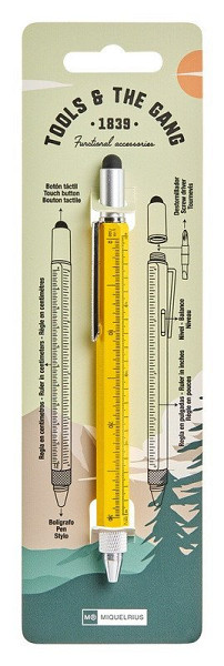 Miquelrius multifunkční pero 5 v 1 - žluté