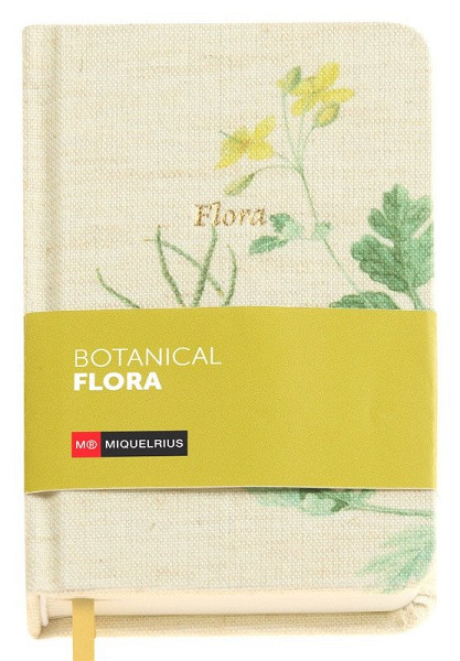 Miquelrius poznámkový zápisník Botanical Flora - Mediterranean A6