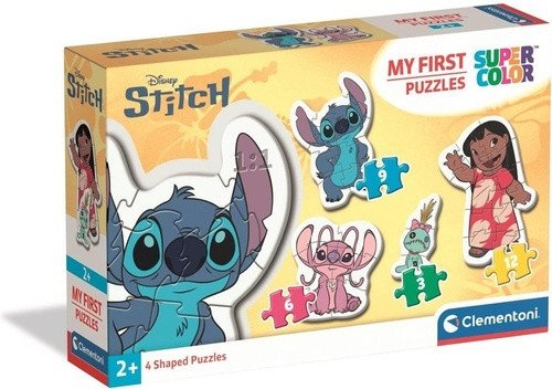 Moje první puzzle Stitch 4v1 (3,6,9,12 dílků)