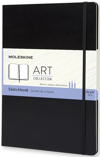 Moleskine Skicář černý A4, tvrdý