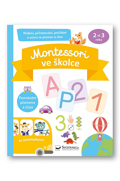 Montessori ve školce se samolepkami