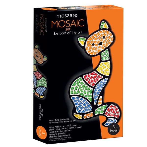 MOSAARO Sada na výrobu mozaiky - Kočka