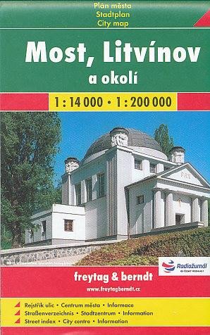 Most, Litvínov mapy 1:12 000
