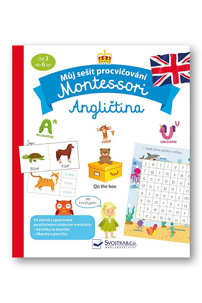 Můj sešit procvičování Montessori - Angličtina