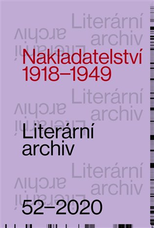 Literární archiv č. 52 - Nakladatelství 1918 - 1949